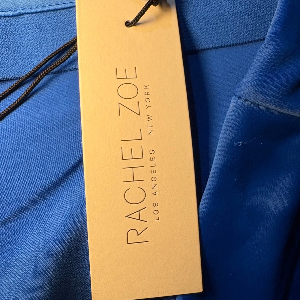 NWT‎ Rachel Zoe Women’s Elegant Blue Midi Skirt Feminine Cut on the Bias - Picture 5 of 6